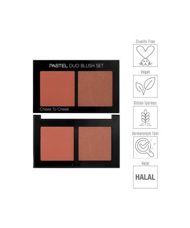 Pastel Cheek To Cheek Duo Blush Set 20 Warm Honey - Double Blush -blush-0637 - Buy Online on GoSupps.com