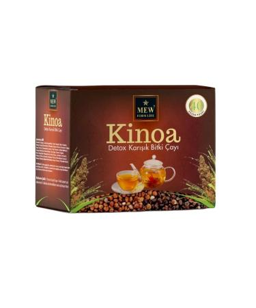 MEW FORM LIFE Herbal Quinoa Detox Tea 40 Filter Bags