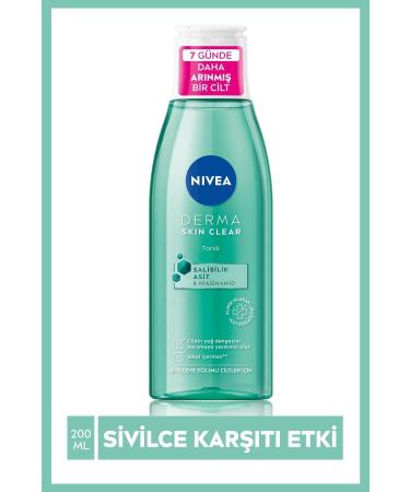 NIVEA Derma Skin Clear Anti-Acne Toner 200ml /356245ikra/**new**