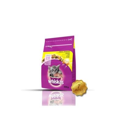Whiskas Dry Kitten Chicken Cat Food 300 Gr X 7 Pieces