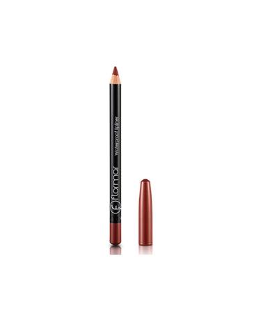 Flormar Waterproof Lip Pencil - Waterproof Lipliner No:110 Claret Red