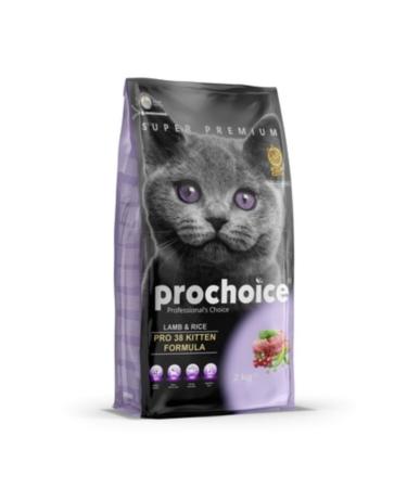 Pro Choice Pro 38 Kitten Lamb Kitten Cat Food 2 Kg