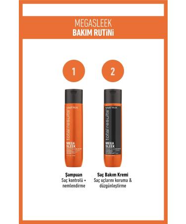 Matrix Total Results Mega Sleek Hair Care Cream for Hard to Shape and Frizzy Hair 300 Ml - Buy Online on GoSupps.com