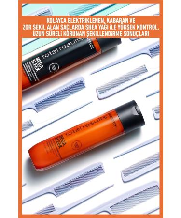 Matrix Total Results Mega Sleek Hair Care Cream for Hard to Shape and Frizzy Hair 300 Ml - Buy Online on GoSupps.com