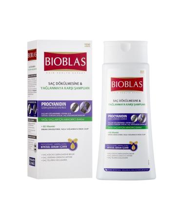 Bioblas Procyanidin Anti-Hair Loss and Oiliness Shampoo 360 ml