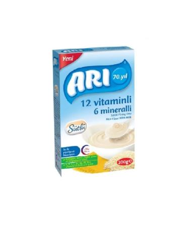 ARI Mama 12 Vitamin 6 Mineral Milk Rice 200gr (Pack of 12)