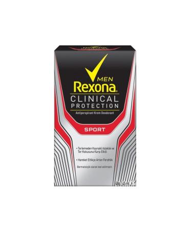 Rexona Men's Clinical Protection Deodorant Stick Protection Sport 45 Ml