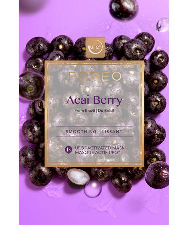 Foreo Ufo Mask Acai Berry Smoothing 6 Active Mask - Buy Online on GoSupps.com