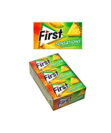 SB First Sensations Tropical Flavored Gum 12 X 27 g