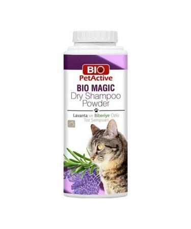 Bio PetActive Bio Magic Dry Shampoo Powder - Cat Powder Shampoo 150 gr