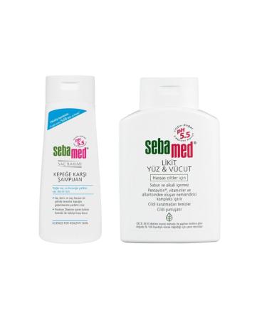 Sebamed Anti-Dandruff Shampoo & Face and Body Cleaner Liquid 200 Ml