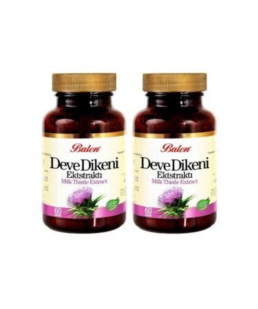 Milk Thistle Extract 60 Capsules X 2 Pieces