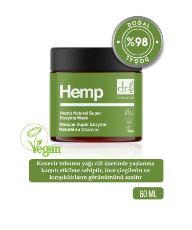 Dr. Botanicals Hemp Natural and Super Enzyme Mask 60 ml