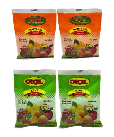OR EL 2 Orange + 2 Kiwi Flavored Drink Powder Oralet Tea 4x300gr.