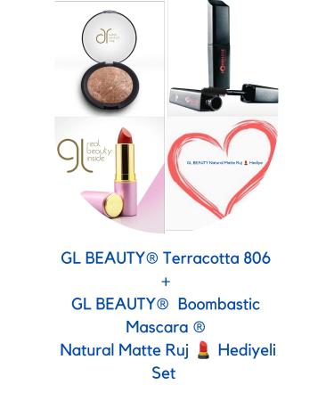 GL Beauty Lipstick Terracotta 806 + Boombactic Mascara Makeup Set with Gift