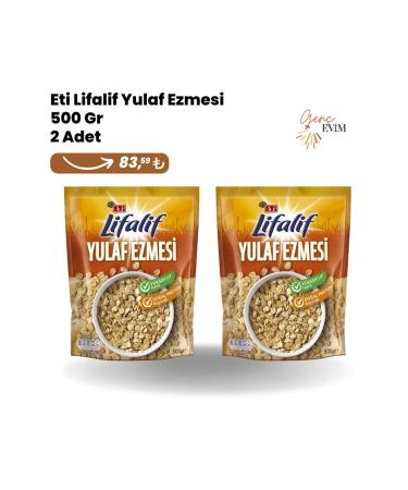Eti Lifalif Oatmeal 500 gr X 2 Pieces