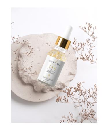 Biolea's Skincare Anti-Aging and Firming Face Care Serum Gold Particles + Hyaluronic Acid + Collagen 30 ml - Buy Online on GoSupps.com