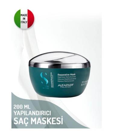 Alfaparf Semi Di Lino Reconstructive Hair Mask 200 Ml - Buy Online on GoSupps.com