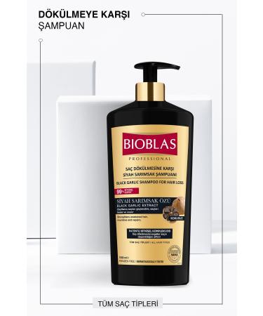 Bioblas Black Garlic Shampoo 1.000 ml - Anti-Loss Nourishing & Repairing Shampoo - Buy Online on GoSupps.com