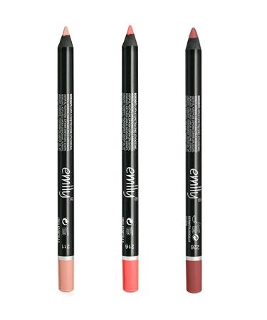 EMILY Lip Pencil 3 'Pack No:211-216-226