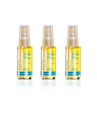 Avon Advance Techniques Nourishing Hair Serum with Argan Oil 3x30 Ml