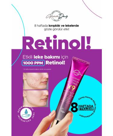 Grace Day Anti-Blemish Anti-Wrinkle Brightening and Moisturizing Premium Retinol X9 Perfect Cream - Buy Online on GoSupps.com