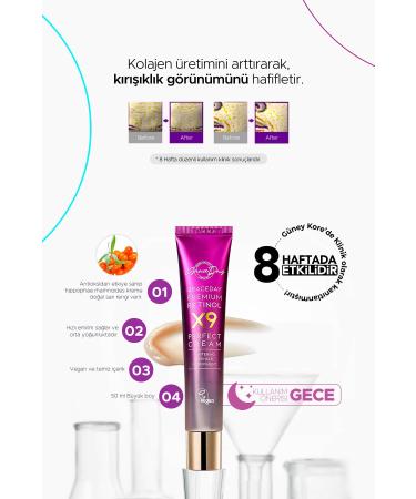 Grace Day Anti-Blemish Anti-Wrinkle Brightening and Moisturizing Premium Retinol X9 Perfect Cream - Buy Online on GoSupps.com