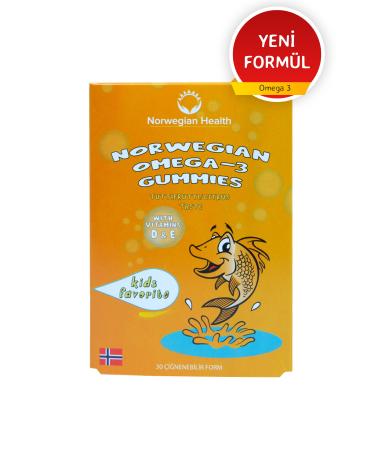 Norwegian Health Kids Tutti Frutti Flavored Omega-3 Gummies 30 Capsules X 3pcs - Buy Online on GoSupps.com