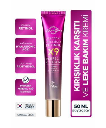 Grace Day Anti-Blemish Anti-Wrinkle Brightening and Moisturizing Premium Retinol X9 Perfect Cream