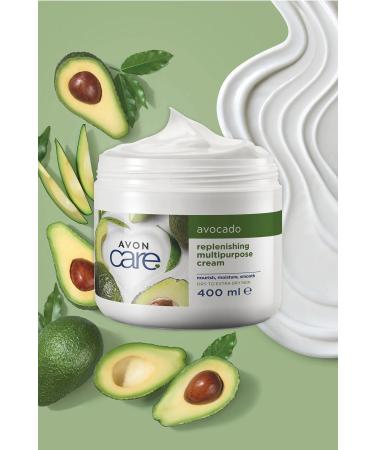 Avon Care Avocado Extract Multi-Purpose Cream for Dry Skin 400 Ml. - Buy Online on GoSupps.com
