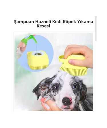 Shampoo Tank Cat and Dog Washing Brush