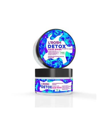 L'ROSH Detox Hair Mask Jar (intensive Care-no rinse) 250ml - Buy Online on GoSupps.com