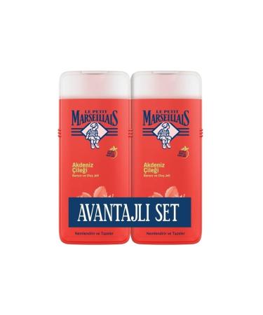 Le Petit Marseillais Mediterranean Strawberry Shower Gel 400 Ml 2-Pack