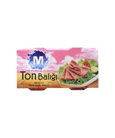 Migros Large Piece Light Tuna 2x160 gr