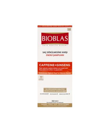 Bioblas Caffeine Ginseng Shampoo 360 ml