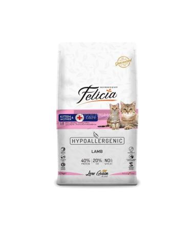 Felicia Low Grain Kitten Lamb Hypoallergenic Cat Food 12 Kg