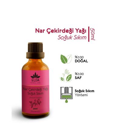 EldaNaturalcare Pomegranate Seed Oil Cold Pressed 50ml