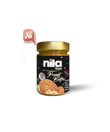Nila By Sasu Peanut Butter 6x300g - With Pieces
