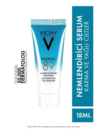 Vichy Mineral 89 Hyaluronic Acid Moisturizing and Strengthening Serum 15 ml