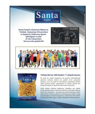 SANTA SOPHIA 20 Pieces Gluten-Free Pasta 20x400 Gr