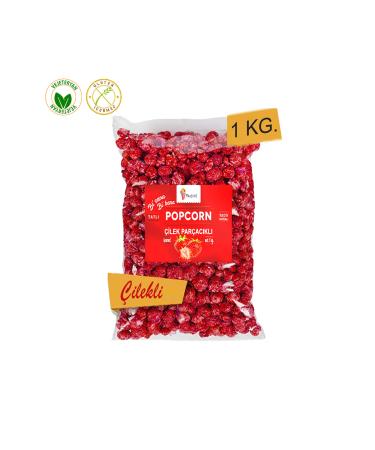 Festiva 1 Kg. Caramel Popcorn with Real Strawberry Pieces