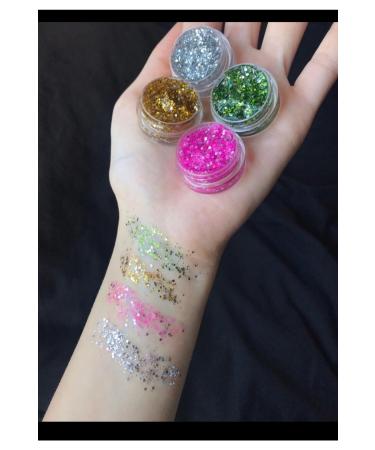 hbtasarim Glitter Eyeshadow Glitter Gel Eyeshadow Set of 4