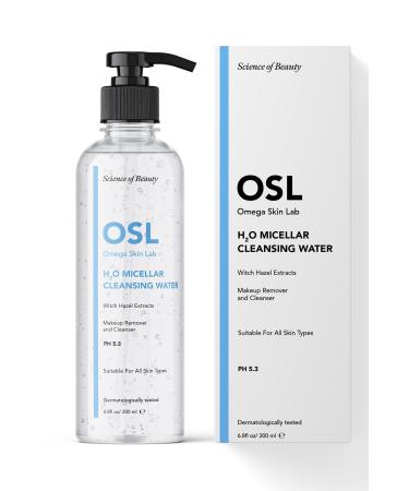 OSL Omega Skin Lab H2o Micellar Cleanser Water 200ml (MAKE-UP AND FACE CLEANSING WATER) - Buy Online on GoSupps.com