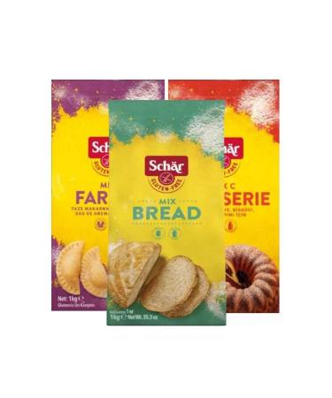 Schar Gluten-Free Flour Mix B Mix C Farina 3 kg