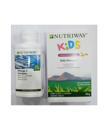 Nutriway Family Size Omega Set Amway Omega 3 Complex and Kids Omega 3