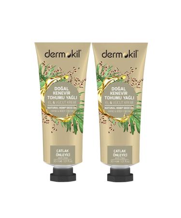 Dermokil Hemp Seed Oil Hand and Body Cream 75 Ml X 2 Pieces