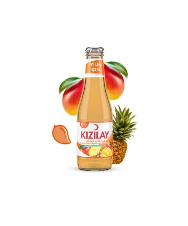 K z lay Mango and Pineapple Flavored Mineral Water 200 Ml X 24 Pcs