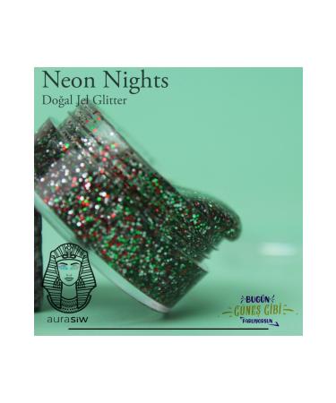 Aurasiw Neon Nights - Gel Form Natural Glitter