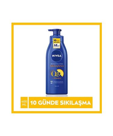 NIVEA Firming Body Milk Q10 + Vitamin C (400 Ml) 48 Hour Body Moisturization Firming in 10 Days - Buy Online on GoSupps.com