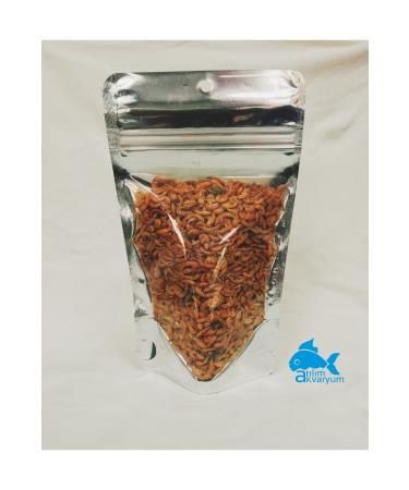 At l m Aquarium Dried Shrimp Gammarus Fish Food Premium Quality 250ml